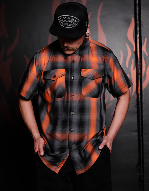 SALEM BAMBOO SHORT SLEEVE BUTTON UP - MENS